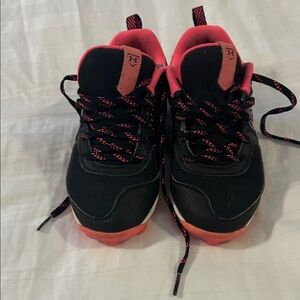 Under Armour Kids Black and Pink Sneakers